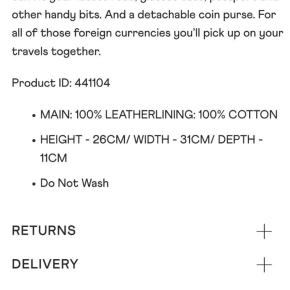 White stuff new leather purse - Picture 6 of 6